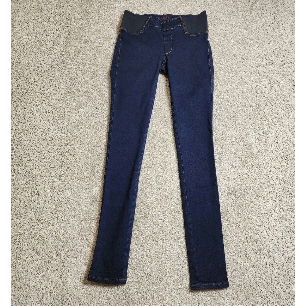 James Jeans James Twiggy Maternity Skinny‎ Jeans Blue Velvet Wash Size 28